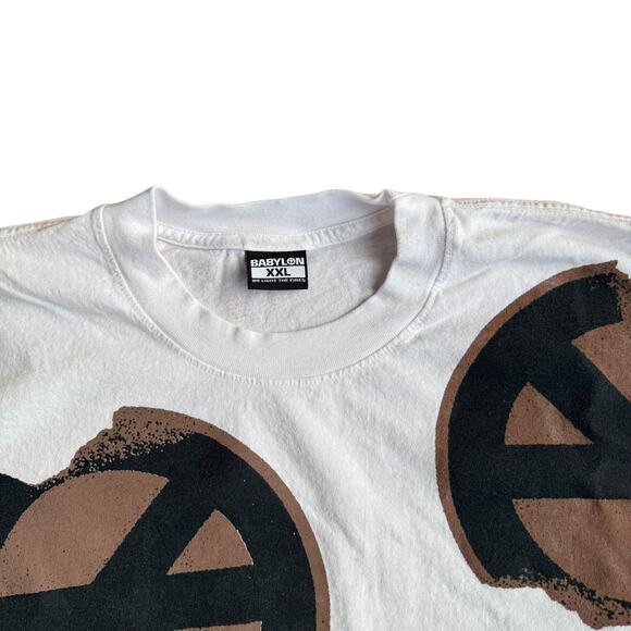 Babylon Peace AOP AlloverPrint White T-Shirt Mens 2XL - Picture 4 of 4